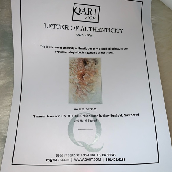 Authentic🙌🏼 Hand Signed Gary Benfield Painting - Picture 2 of 9